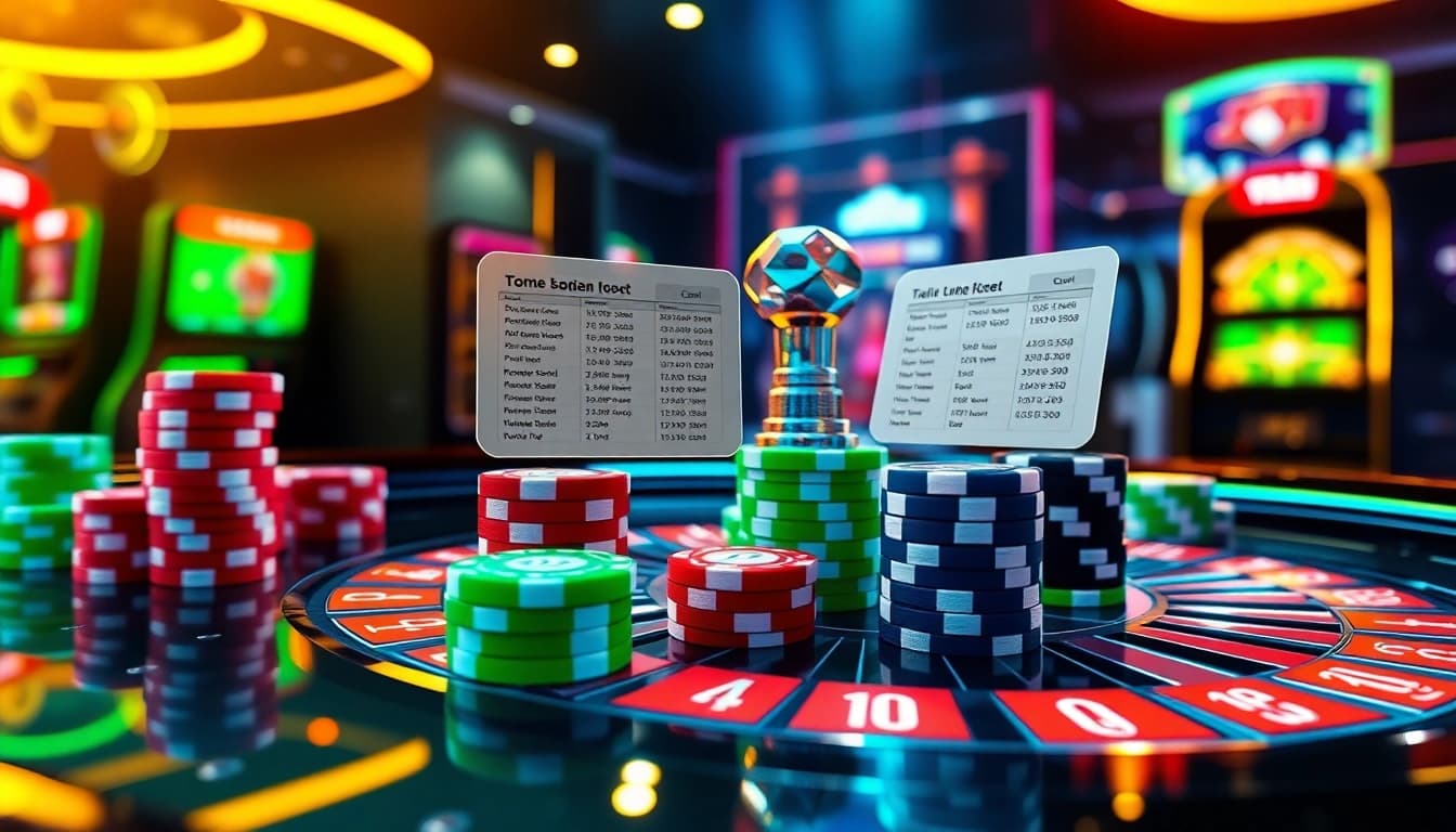 Strategic amanahtoto betting interface showing detailed odds and poker chips