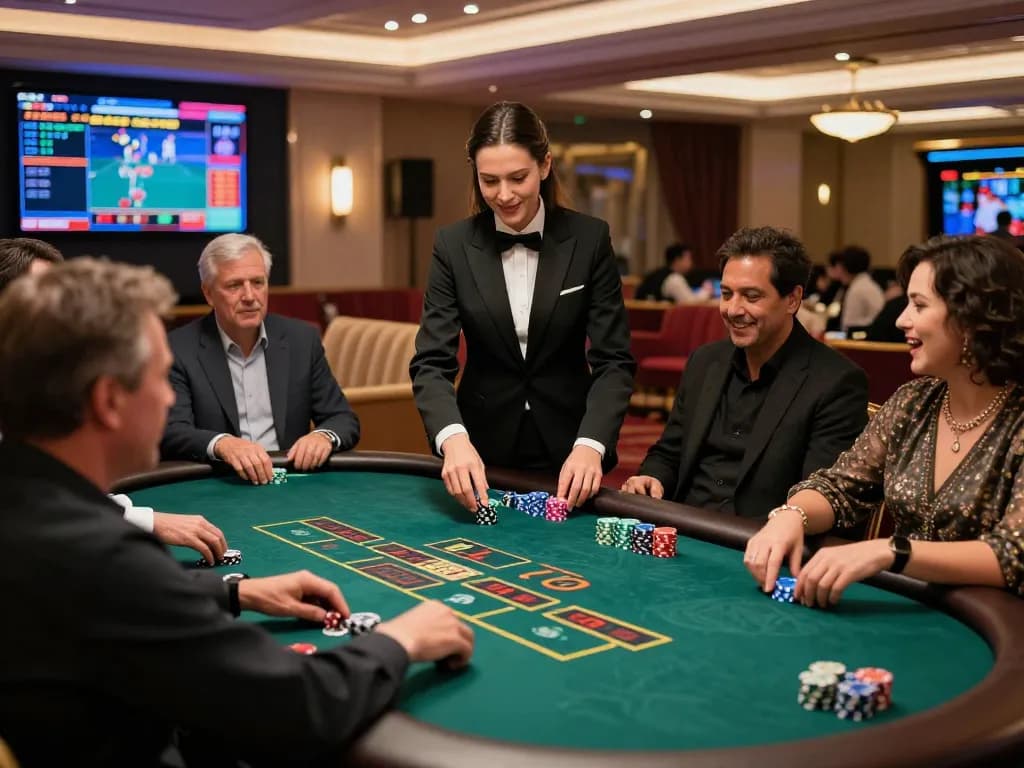 Engaging live casino atmosphere at bong99 with players enjoying thrilling games.