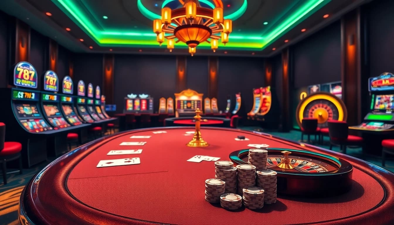 Experience thrilling gaming at Link Vào Nhà Cái 68VIP with vibrant online casino tables and rich gaming elements.