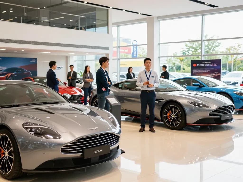 Explore high-quality used cars at https://www.chappellsportscars.com/used-cars/ in a vibrant dealership setting.