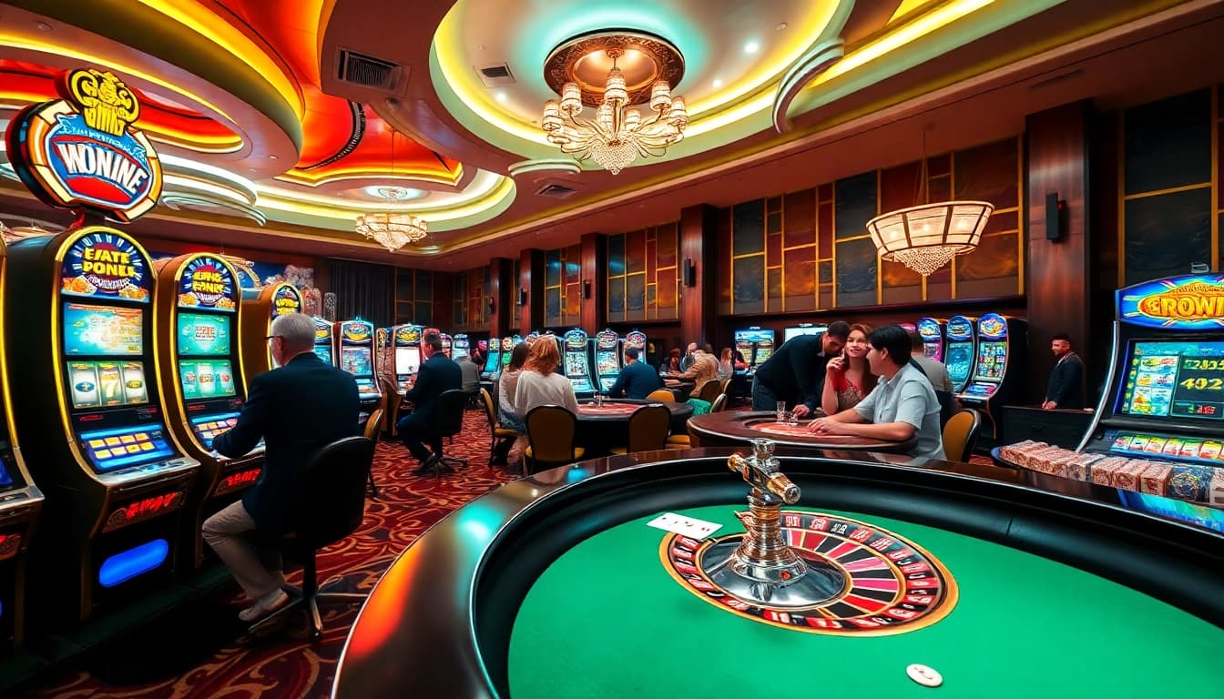 Immerse in the thrill of Batman138 slot games with vibrant tables and engaging players.