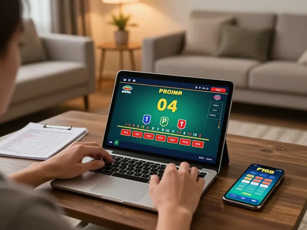 Player enjoying F168 casino live dealer blackjack on tablet in cozy home setup.