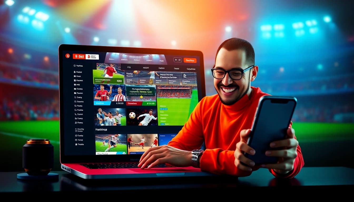 Engaging online betting interface displaying 8s bet sports, emphasizing user experience and security.