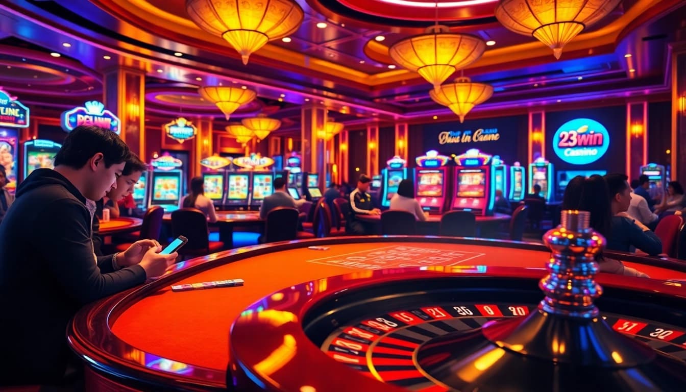 Experience the thrill of the 23win app while enjoying online casino games.