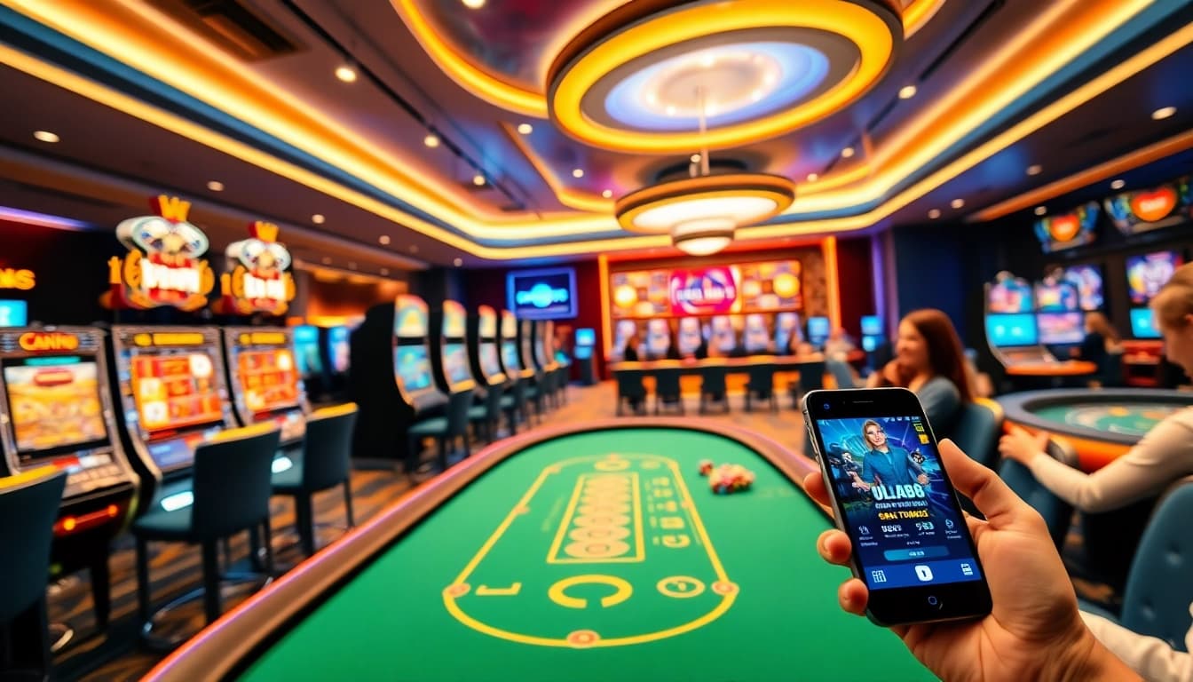 Experience the thrill of UU88 com with engaging online gaming options in a modern casino setting.