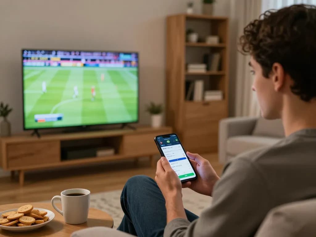 Engaging in sports betting with a smartphone at home focusing on Canadian online casinos
