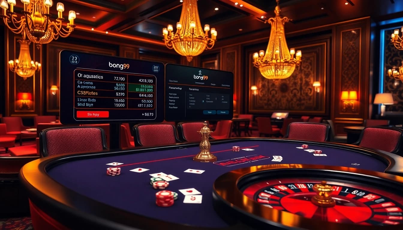 Experience the thrill of gambling at bong99 with high-stakes poker and vibrant casino ambiance.