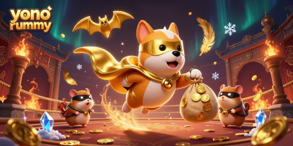 Permainan Yono Rummy yang mendebarkan dengan karakter lucu dan efek dramatis.