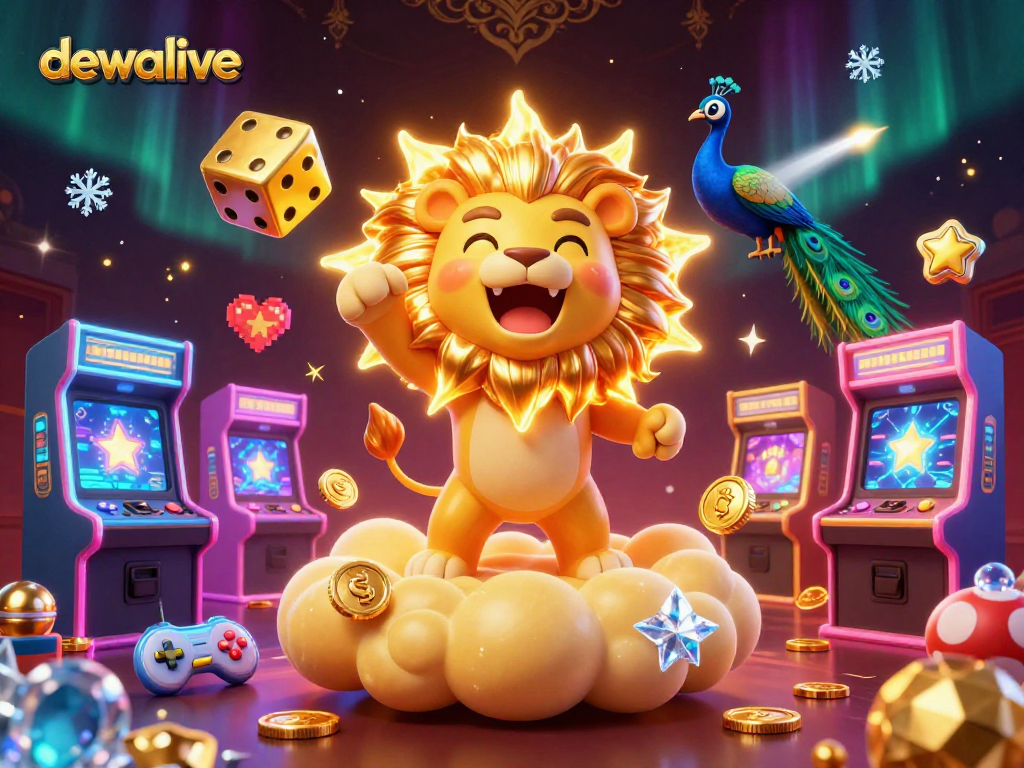 Mengalami pengalaman dewalive dengan karakter kartun 3D dan mesin permainan yang menarik.