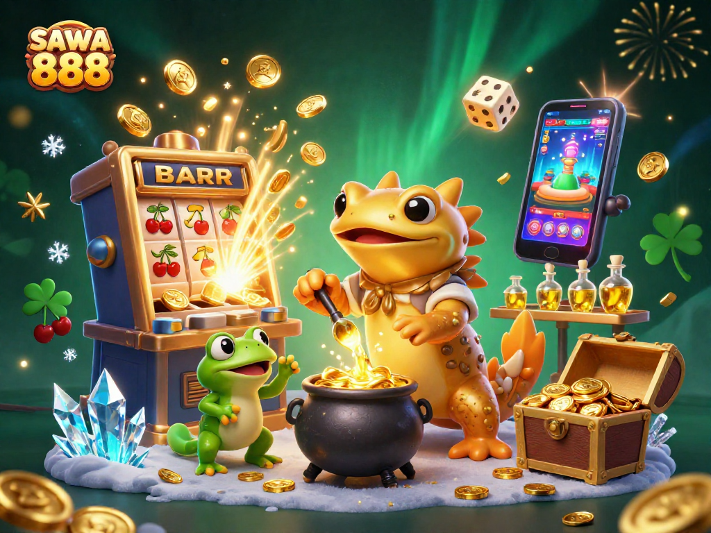 Experience the magic at SAWA 888 with thrilling slot games and golden rewards!
