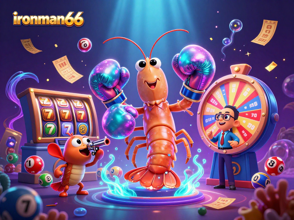 Experience the excitement of ironman66 with vibrant slot reels and dynamic winning elements.