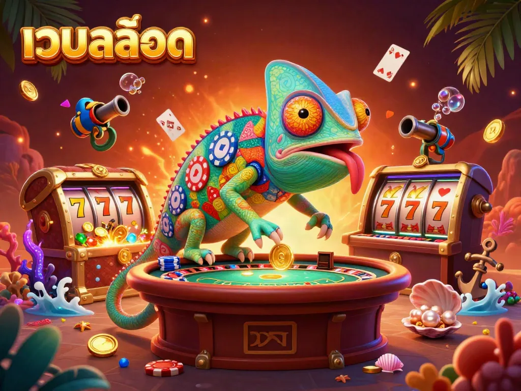 เล่นเกม เว็บสล็อต ยิงปลาพร้อมฉากคาสิโนสุดเร้าใจ
