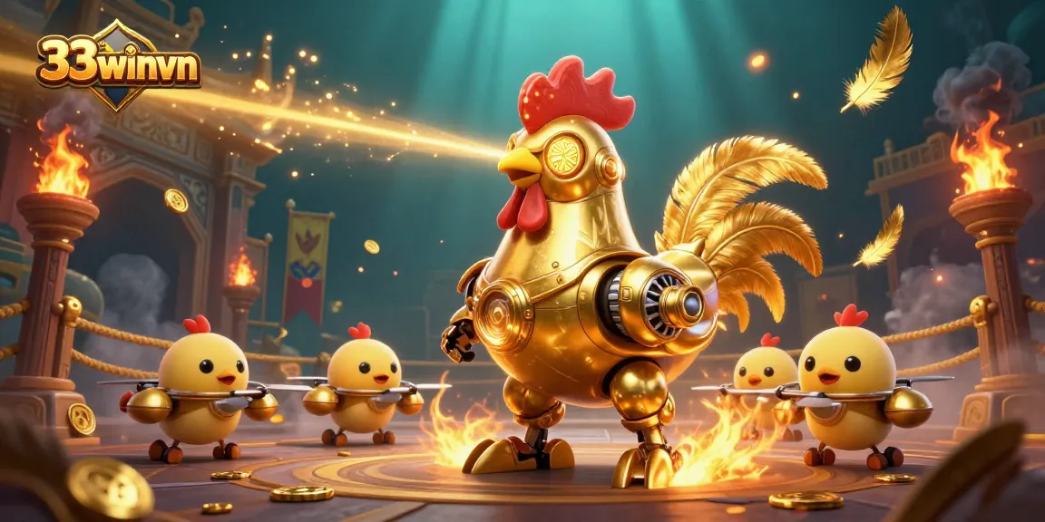 Experience thrilling games at 33winvn with laser-shooting roosters and exciting betting arena.