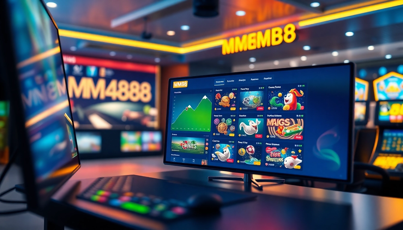 Interactive snapshot of MM88 com, showcasing diverse online betting games on a user-friendly interface.