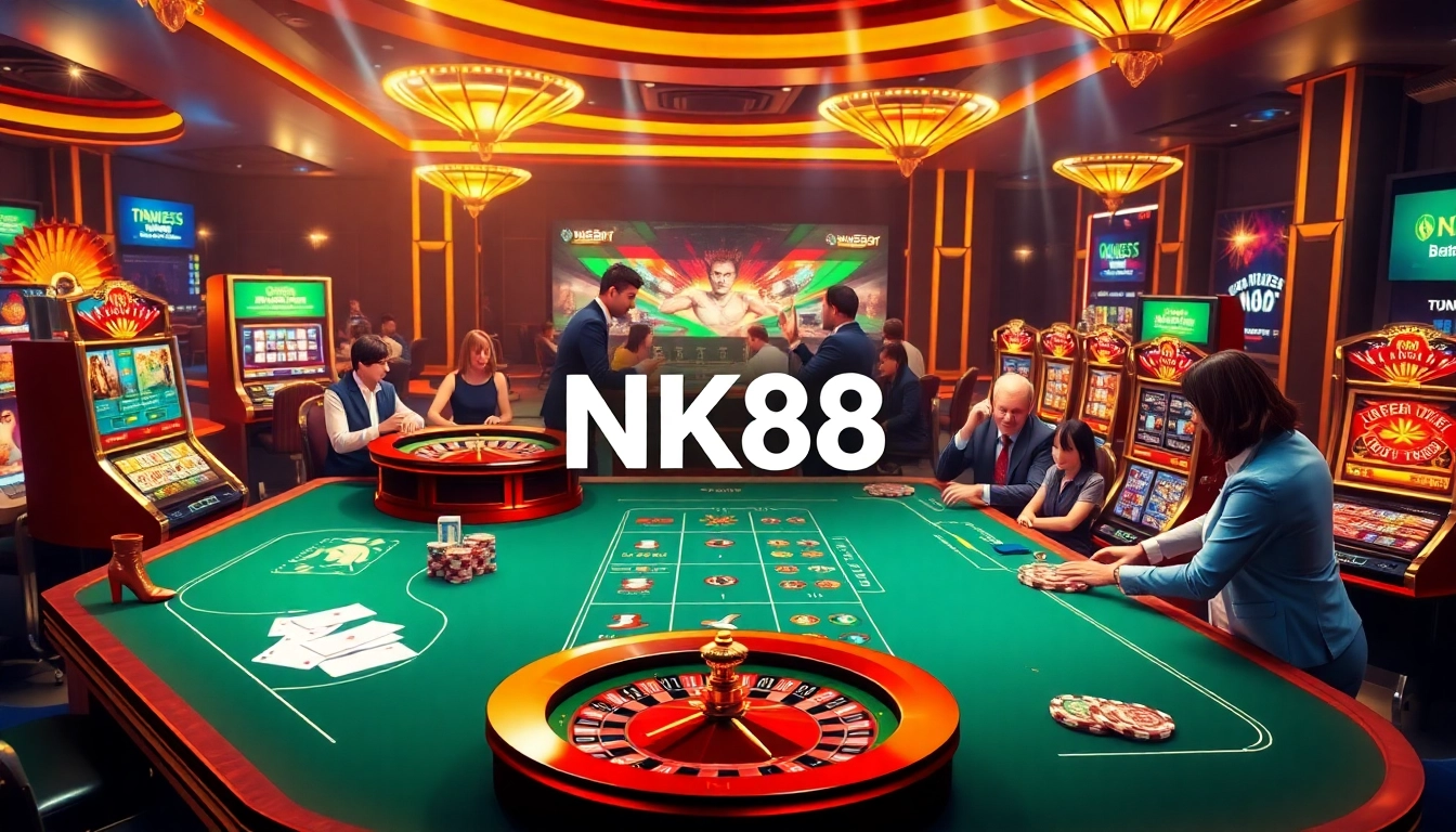 Experience the thrill of NK88 with exciting online casino games and vibrant visuals.