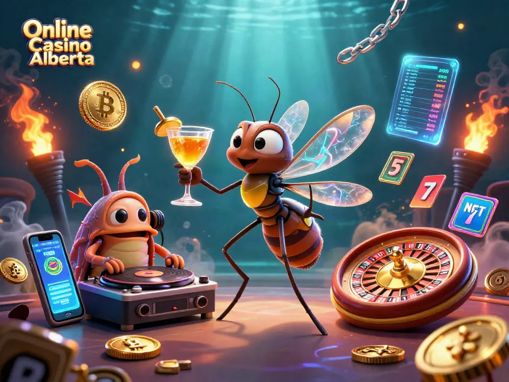 Engage with thrilling games at Online Casino Alberta, featuring vibrant 3D characters and dynamic elements.