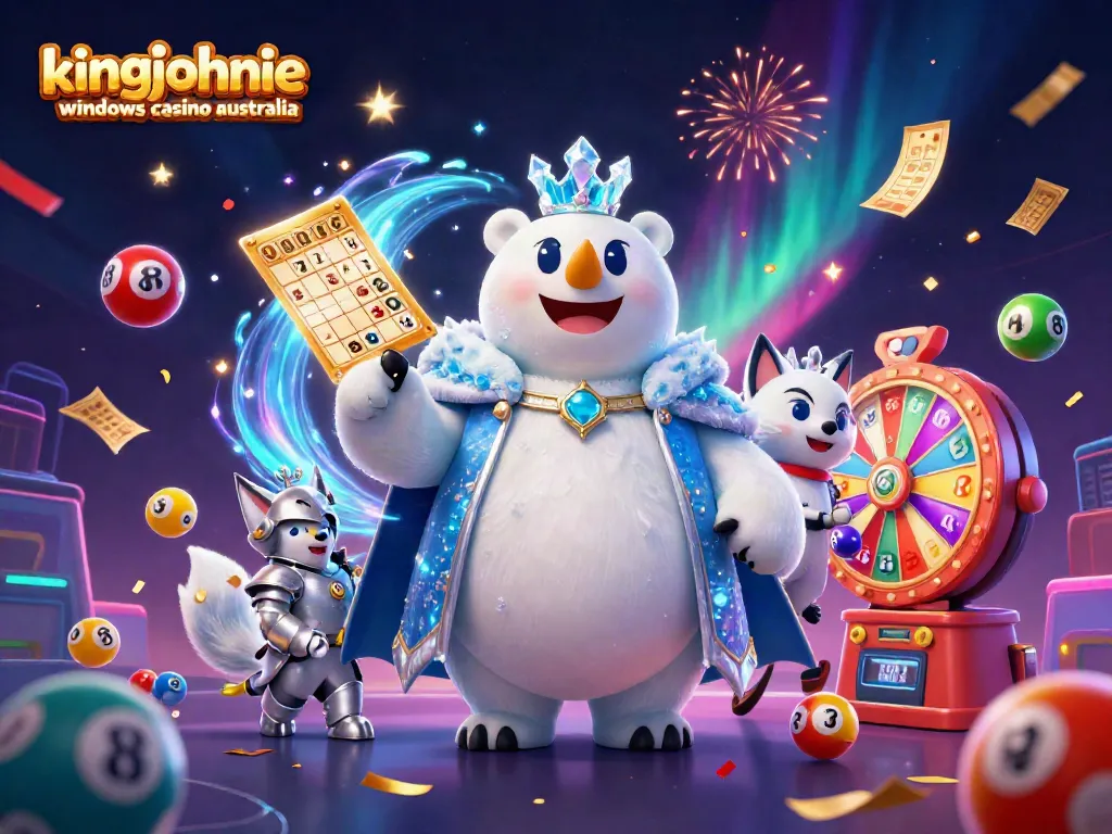 Engage in exciting games at kingjohnnie windows casino australia with a fun illustration.