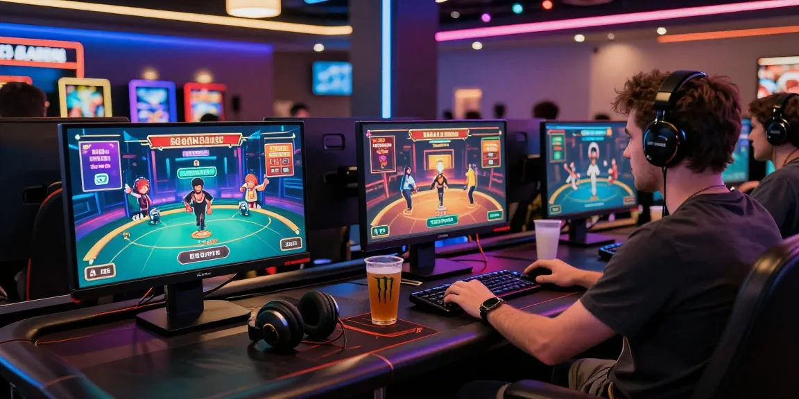 Dynamic online gaming environment showcasing 68gamebai's vibrant slots and poker games.