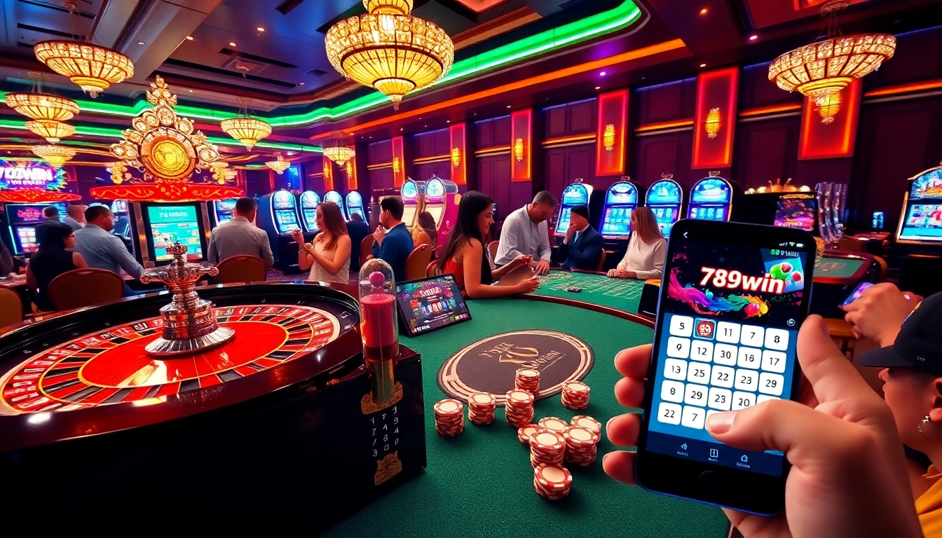 Groove to the thrilling ambiance of 789win, where players enjoy exciting casino games and vibrant roulette tables.
