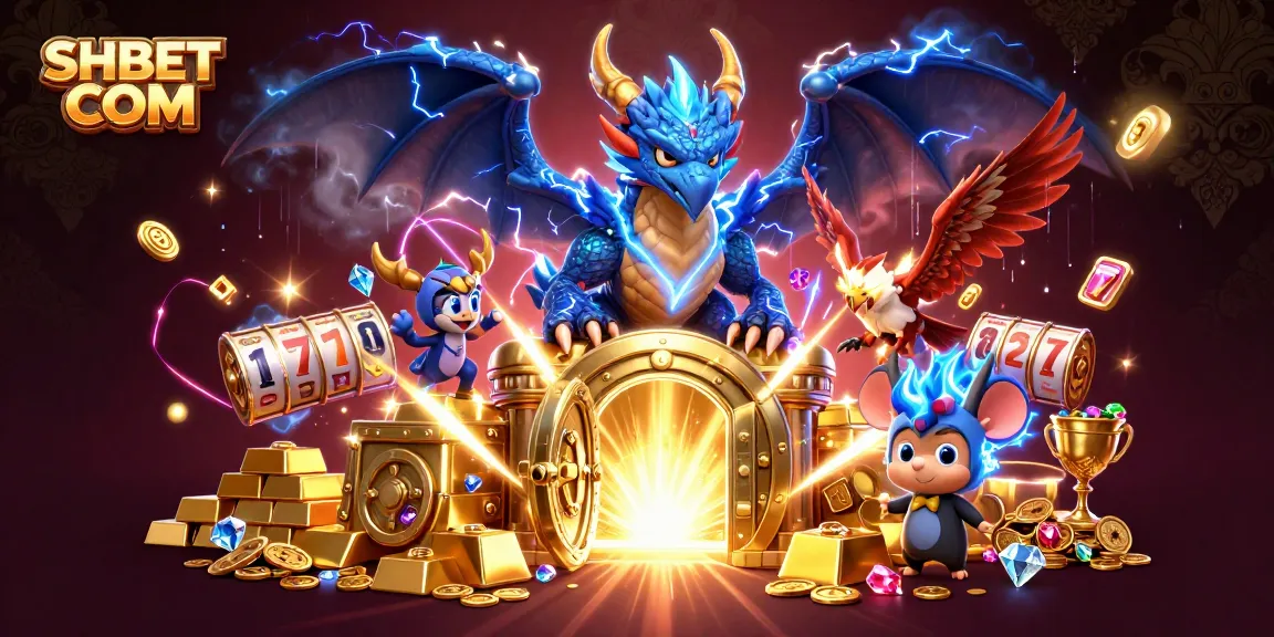 Experience the thrill of winning at SHBET COM with vibrant casino game excitement and 3D illustration art