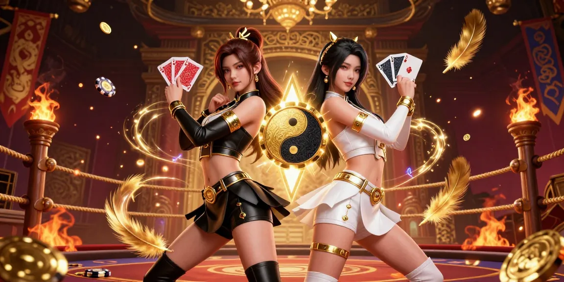 Mega888 Malaysia offers thrilling casino action with twin Asian women showcasing their gaming skills and vibrant energy.