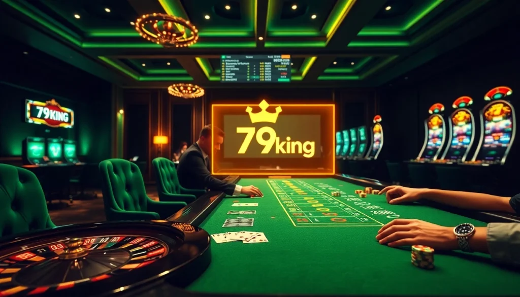 79king high-stakes casino table scene with chips and roulette for expert betting
