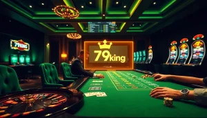 79king high-stakes casino table scene with chips and roulette for expert betting
