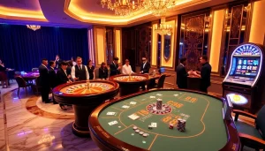 Experience high-stakes excitement at the CM88 casino with vibrant tables and thrilling games.