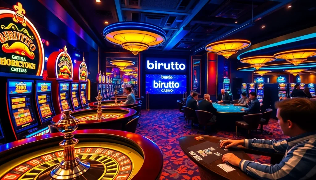 Experience thrilling gameplay at birutoto with vibrant casino tables and exciting slots.
