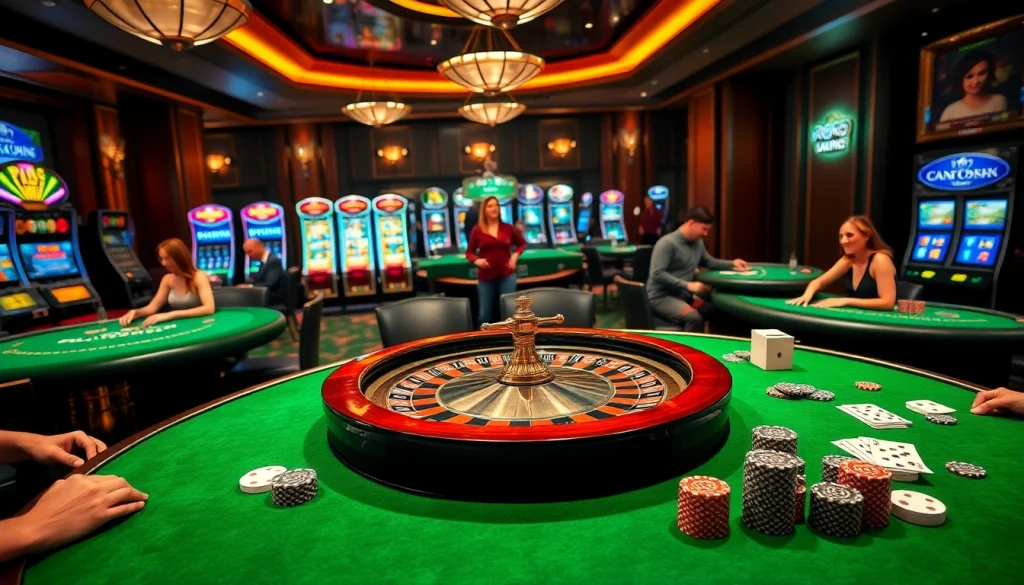 Experience the excitement of casino games at roo99v1.com with roulette, poker, and vibrant slot machines.