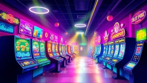 Exciting online gaming interface showcasing Situs kode4d's thrilling slot games experience.