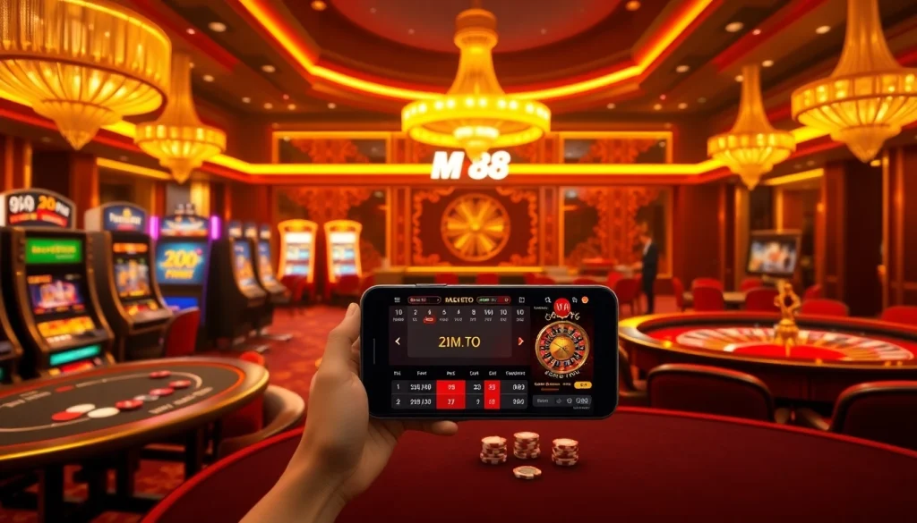 Experience the thrill of MM 88 gambling with exciting casino tables and vibrant slot machines.