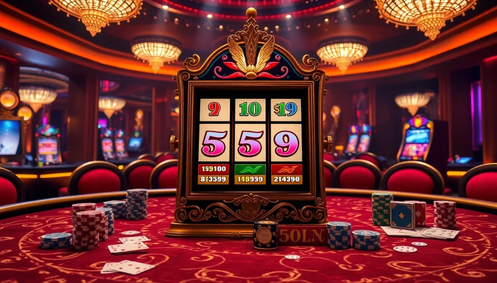 Rasakan sensasi Slot Dewanaga89 di suasana kasino yang elegan dengan elemen permainan yang berwarna-warni.