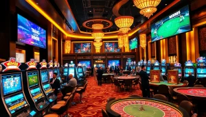 Experience the thrill of live betting at Trang chủ MM88 with glamorous casino elements and modern interfaces.