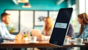 Engage new followers with follow in dm notifications on a smartphone, creating welcoming connections.