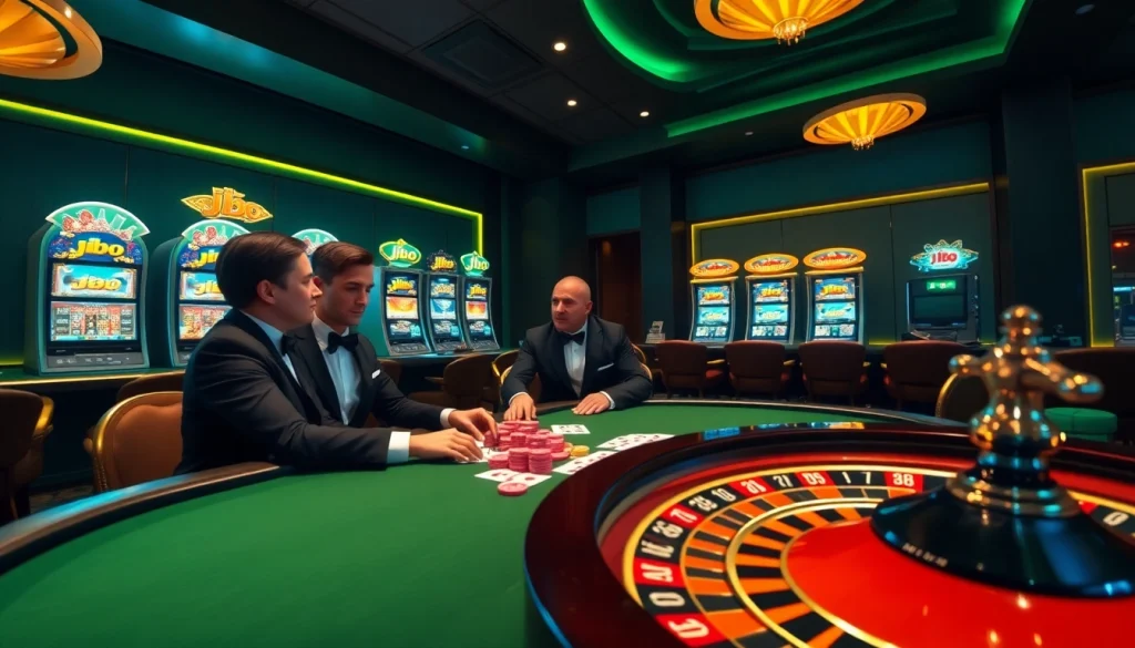 Experiencing the thrills of jbo-themed high-stakes poker at a luxury casino.