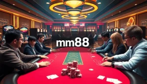 Experience the thrill of online gaming with link mm88 in a luxurious casino atmosphere.