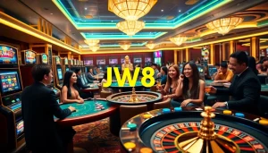 Experience thrilling gameplay with JW8 Thai at an online casino filled with excitement and luxury.