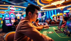 84WIN showcases a modern online gaming experience with engaging players and vibrant casino elements.