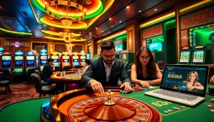 Excitement unfolds at https://rr88it.com/ with players enjoying diverse casino games in a vibrant environment.