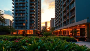 Explore the luxurious ambience of tampines ec with elegant architecture and lush surroundings.