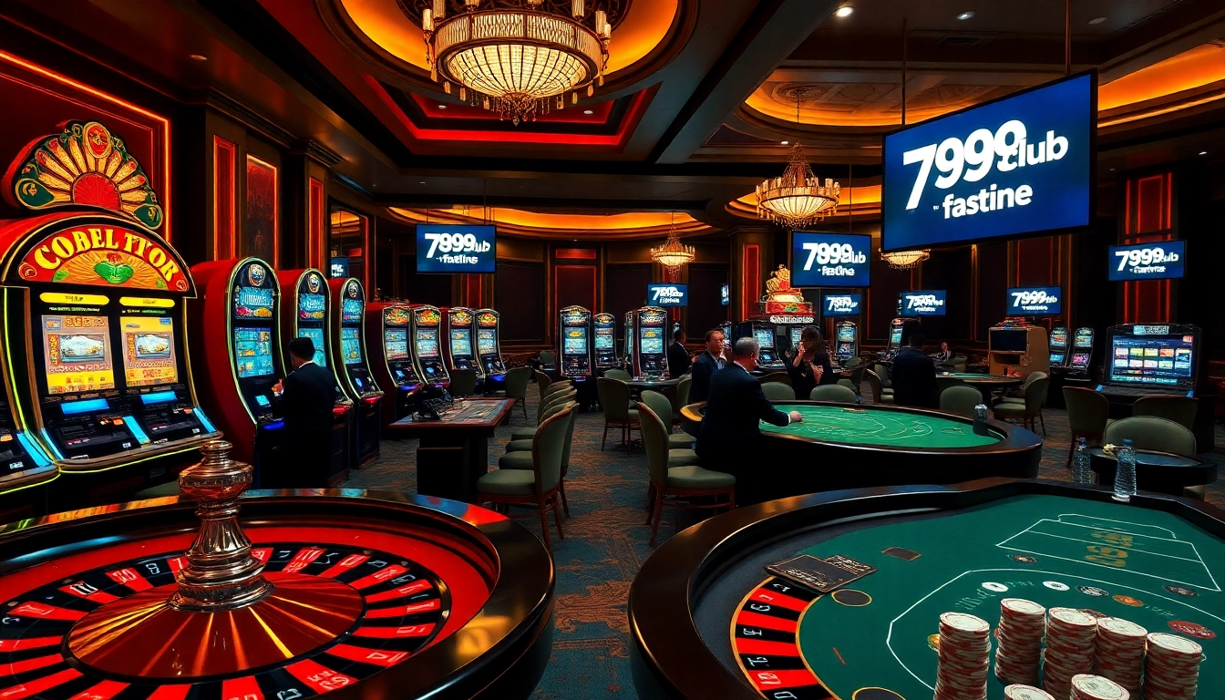Experience the excitement of gambling at 789club with vibrant slot machines and poker action.