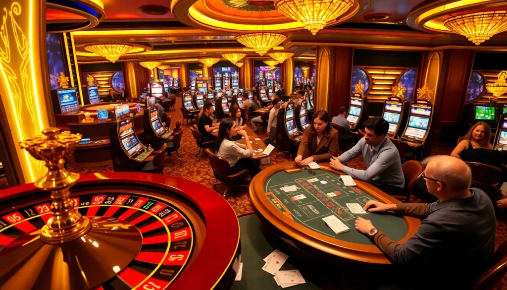 Experience the thrill of gambling at THABET casino, with vibrant games and engaging players.