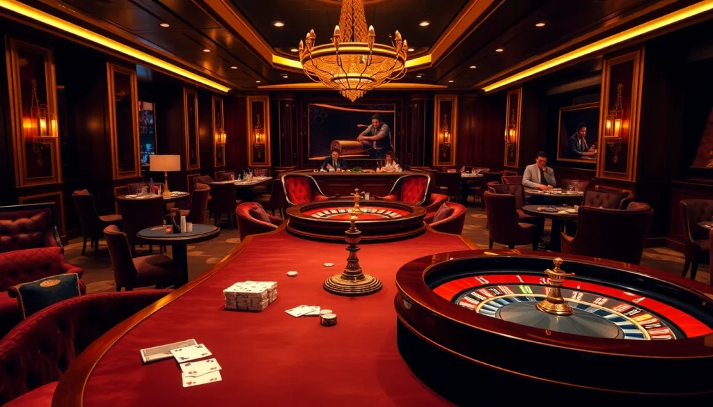 Experience the luxury of Clube VIP HHBET in an exclusive casino environment with high-stakes action.