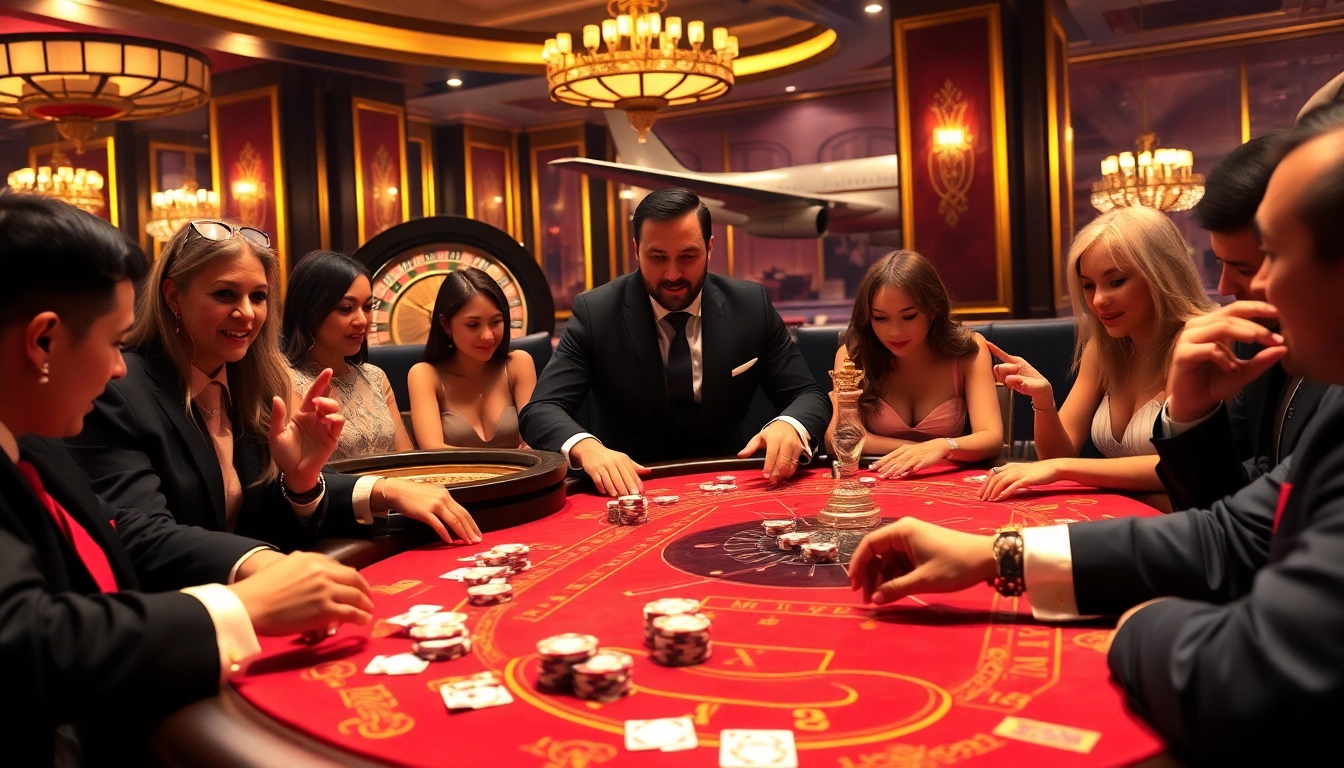Players strategizing for a winning hand at DH88 poker table, filled with vibrant chips and cards.