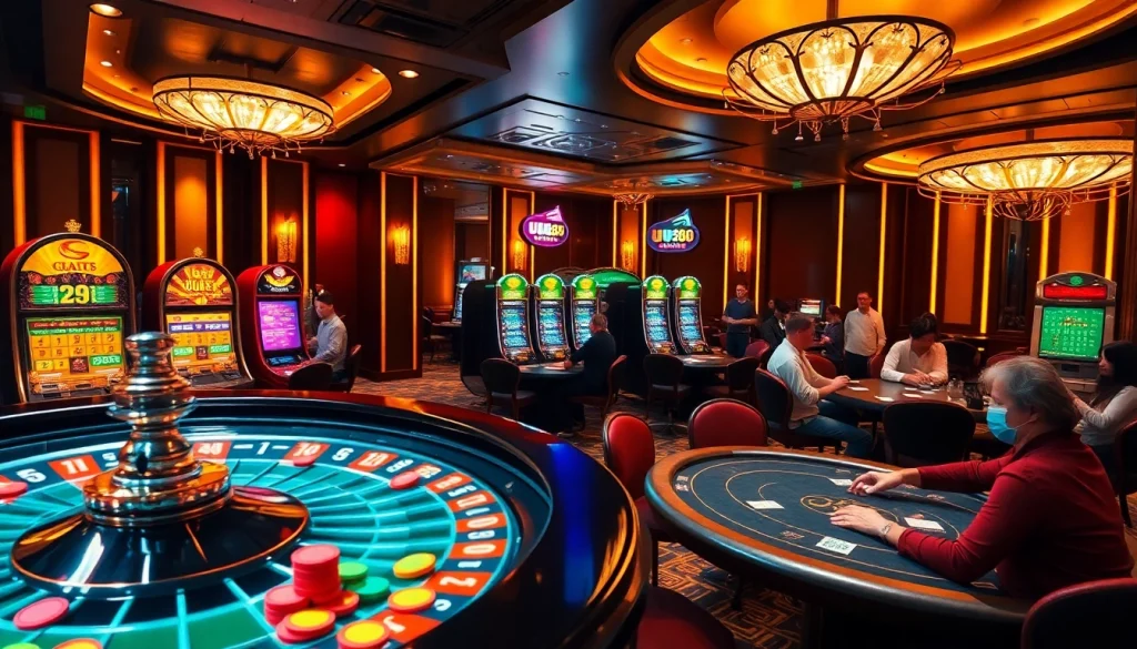 Experience the thrill of gaming at UU88 CASINO with vibrant slots and table games.