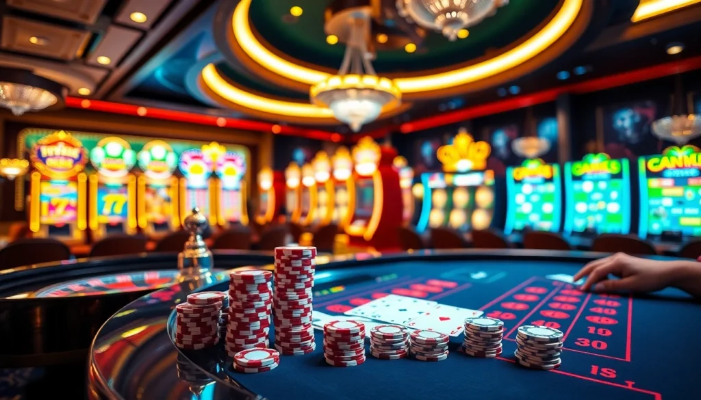 Exciting vision of nhà cái king88 with strategic betting at a luxurious casino table.