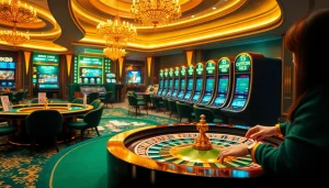 Winning players betting on NK88.com using vibrant casino tables and dynamic online gaming platforms.
