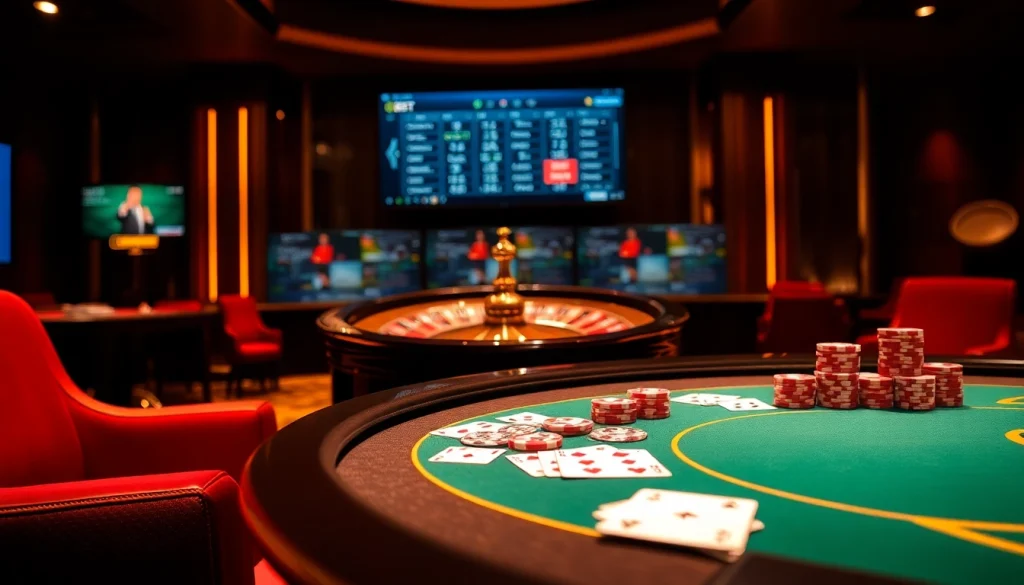 Experience the thrill of gambling excitement at 8KBET's luxurious casino with poker and roulette.