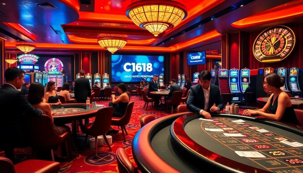 Experience luxury betting excitement at C168 OKVIP's vibrant casino.